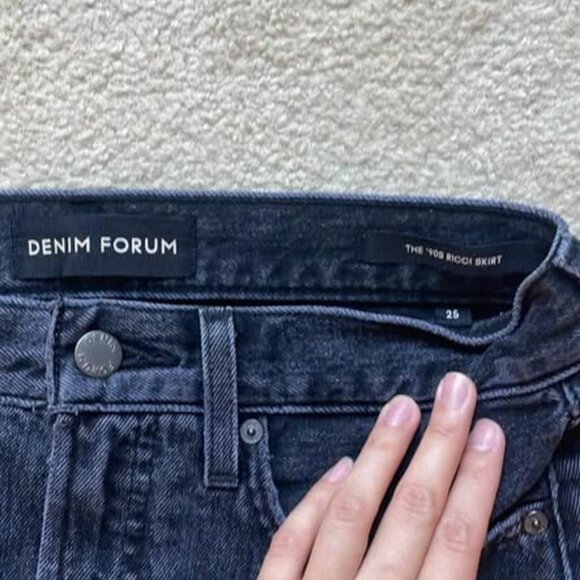 Denim Forum 90s Ricci Skirt size 25 - Picture 2 of 2